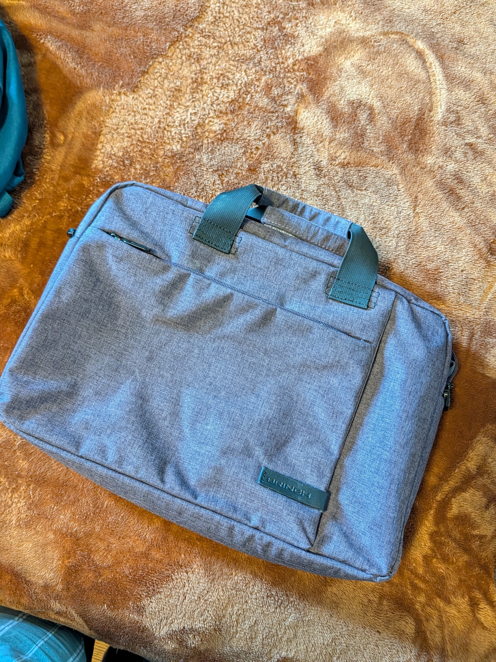 Purple/Grey Laptop Briefcase